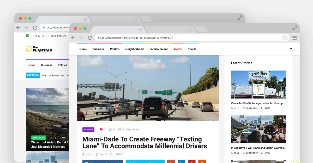Screenshot of The Plantain